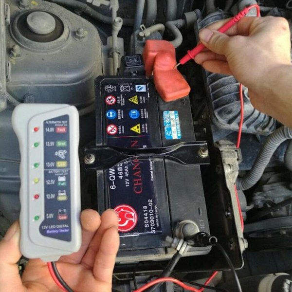 Bilbatteritestare 12v 6v hög noggrannhet led bilanalysator