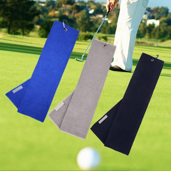 Avtorkning Rengör Club Microfiber Golfhandduk Högvattenabsorberande rengöringshandduk BL