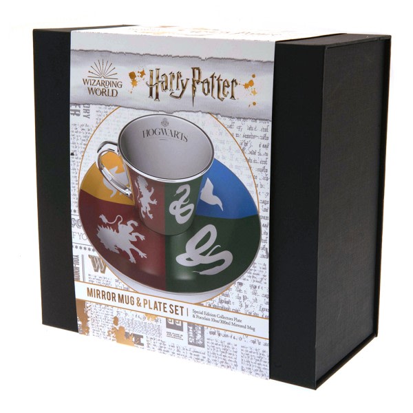 Harry Potter Spegelmugg & Tallriksset One Size Flerfärgad Flerfärgad One Size