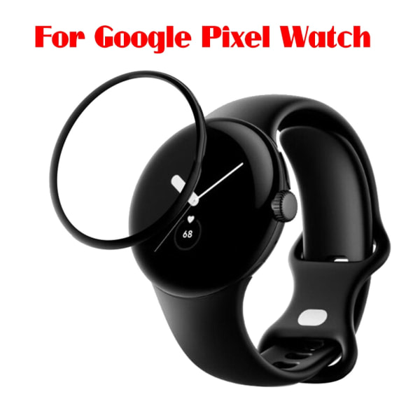 Smartwatch Skärmbeskyttelse for Pixel Watch Anti-ripe Full dekning Skyddsfilm Guard Skin Curved Composite Film