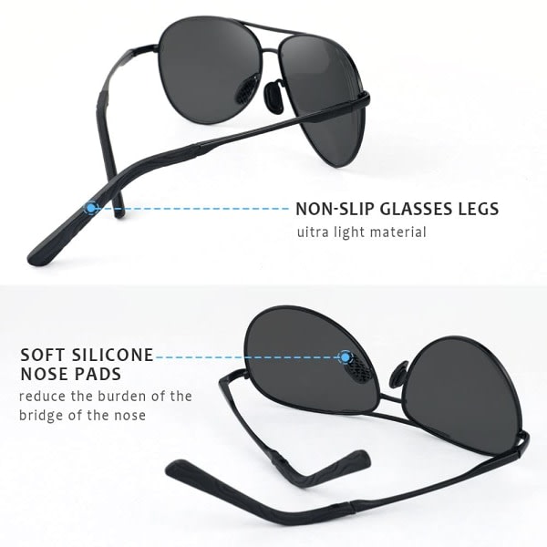 Färgskiftande polariserade solglasögon, sportsolglasögon