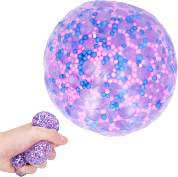 Lilla Squishy Stressbold - Fidget Legetøj til Angstlindring & Sensorisk Leg
