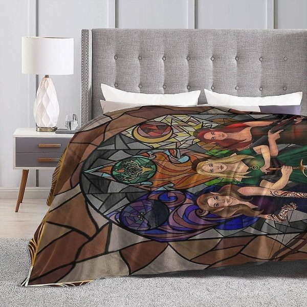Superblød Sarah J. Maas Girls Micro Fleece-tæppe, velegnet til sofatæpper til voksne og børn, sengetæpper, der passer perfekt til soveværelset 50x40in 125x100cm