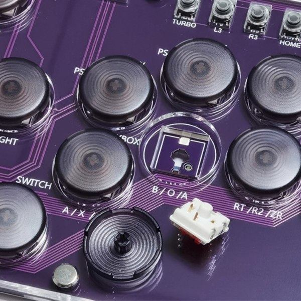 Fighting Box Mini HitBox Controller SOCD Arcade Stick Keyboard SOCD til PC Spilkonsoll Tilbehør null - A