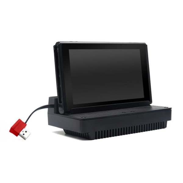 USB-kaksinkertainen jäähdytystuuletin Jäähdytysteline NS Switch /Lite konsolille Jäähdytinpohja NS Switch -lisävaruste