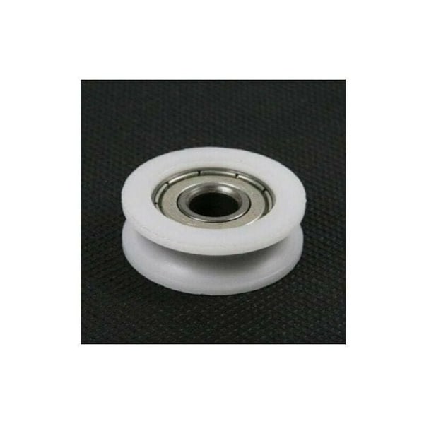 10 stk. U Plast Nylon Indlejret 608 Rille Kuglelejer 8 30 10mm Guide Remskive