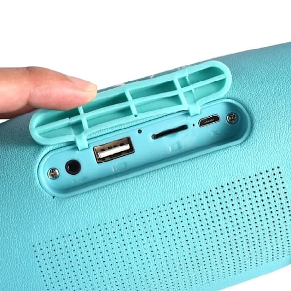 Bluetooth-kaiutin LED-valolla - Langaton - Musta Musta Svart