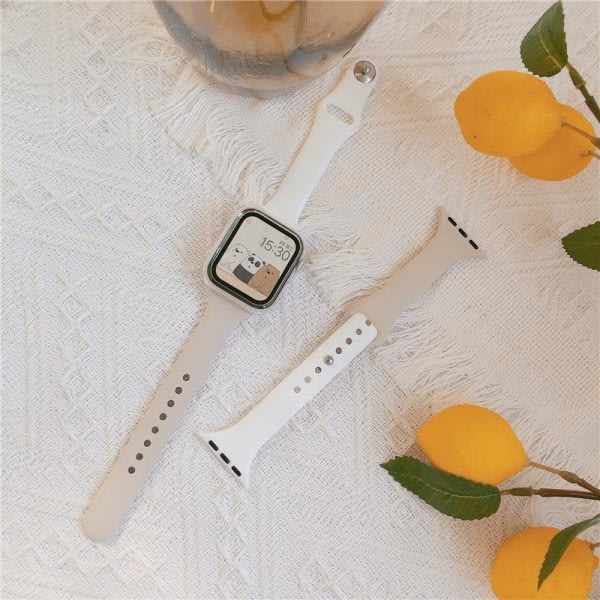 Silikon Armbånd Apple Watch 38/40/41 mm - Sort Sort Sort