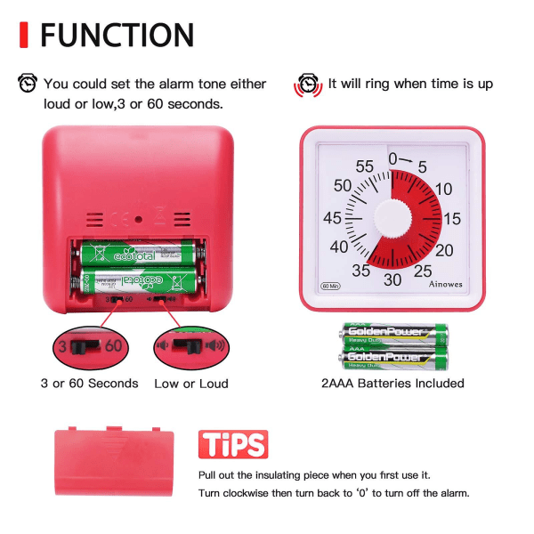 Visuaalinen ajastimet 60 minuuttia hiljainen laskea alas ajastimet Ajanhallinta työkalu lapsille ja aikuisille Keittiö Luokkahuone