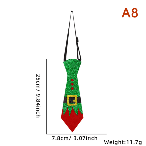 Julhalsdukar Barn Halsdukar Pojkar Halsdukar Dekorativa N A8 EN STORLEK A8 ONESIZE