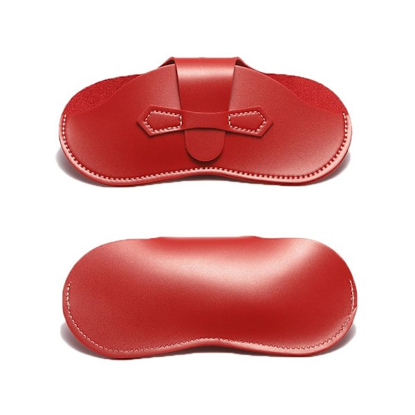 PU Læder Etui Solbrille Opbevaringspose Cover camel