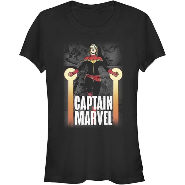 Junior Collage Captain Marvel skjorta XXXL