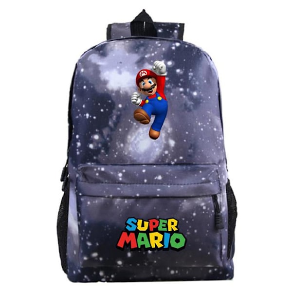 Tecknad barn Super Mario Bros ryggsäck med printed Lättviktsryggsäckar för bärbar dator Casual , för pojkar Flickor Gå tillbaka till skolan (FMY) C C