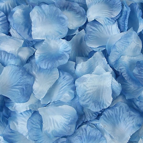 1000 stk kunstige røde silke roseblader Bryllupsblomster dekorasjon, perfekt for bryllup, Valentinsdag og for å foreslå dekorasjon （F）.