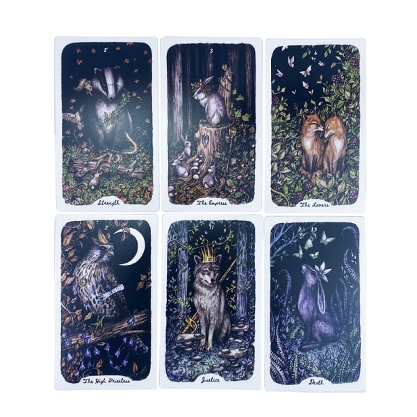 12*7CM Savu Tuhka & Hiillos Tarot-kortti Divination Deck Party Boar Monivärinen yksi koko Multicolor one size