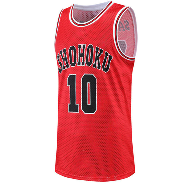Sommar Herrväst Slam Dunk 3D-Tryckt Baskettröja Team U Röd M Red M
