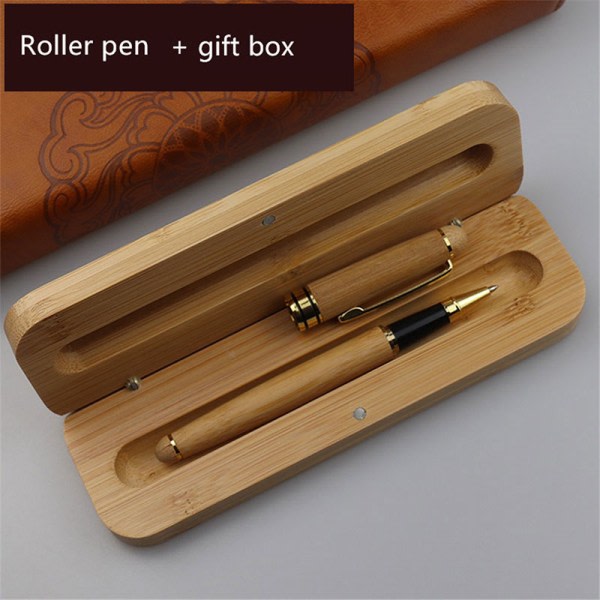 Bambu kulspetspenna Case Anpassad penna gynnar fars dag Ba Pen one size