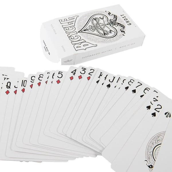 Cykel White Ghost Legacy Edition Spillekort Samleobjekt Poker Magic Kort Spil Magic Trick