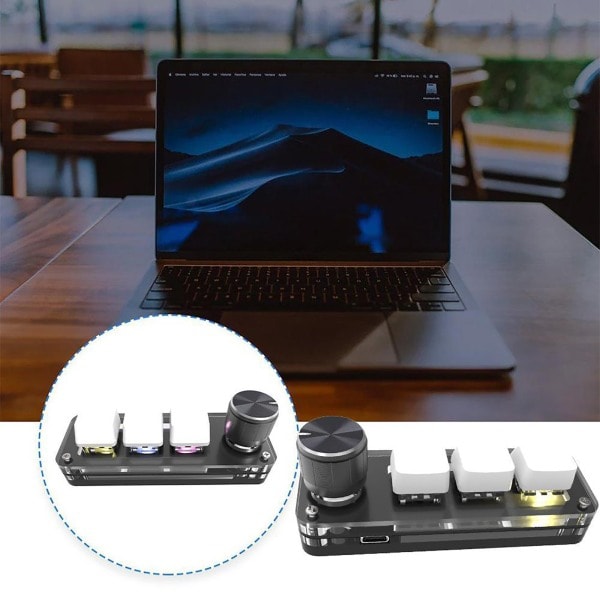 3-näppäimen pelihiiri, USB Mini 3-näppäimen mekaaninen pelihiiri musta