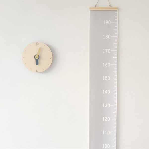 Hengende vekstdiagram for barn, nøyaktig babyvekst, grå