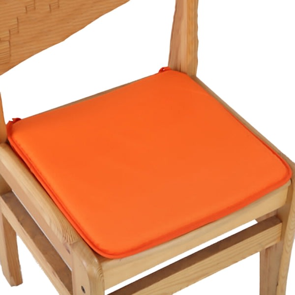 Kudde Kontorsstol Trädgård Indoor Dining Sittdyna Tie On Neliöoranssi 40*40cm orange 40*40cm