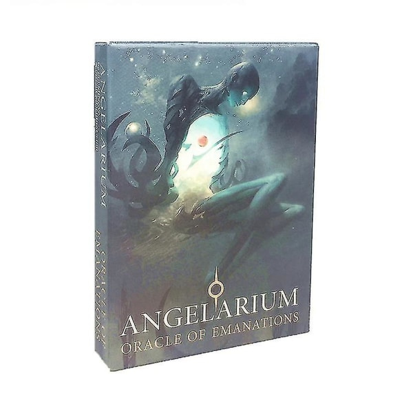 Korkealaatuinen englanninkielinen Angelarium Oracle Of Emanations Korttipeli Perhejuhla Viihde Pdf Lautapeli 52kpl Ts06