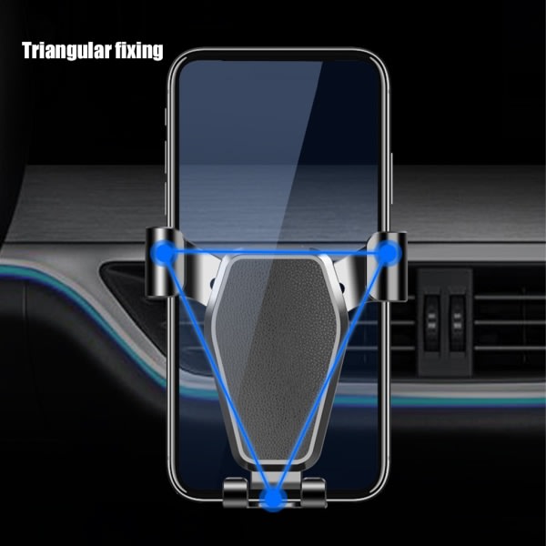 Gravity Telefonhållare Automatisk Fäste Montering Bil Front Dashboard som bilden