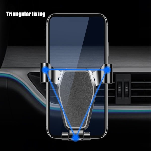 Gravity Telefonholder Automatisk Beslag Montering Bil Forrude Dashboard som Billedet