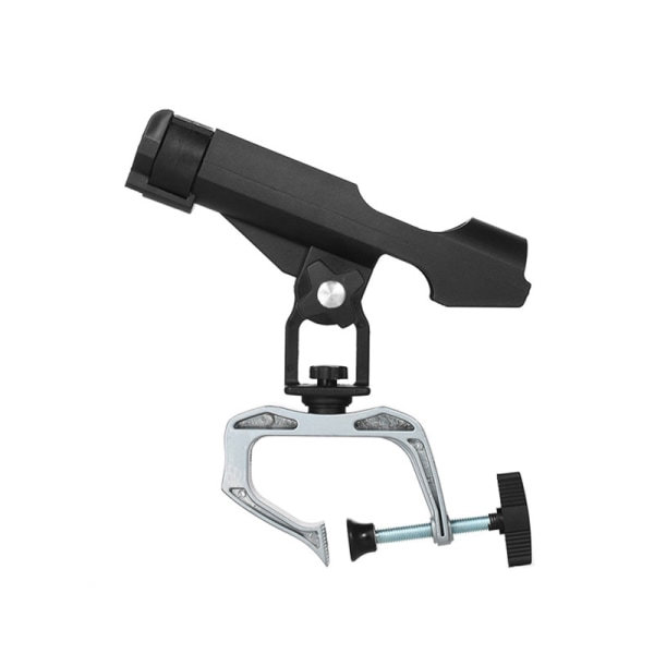 360° justerbart fiskestangstativ for båt (1 stk, svart)