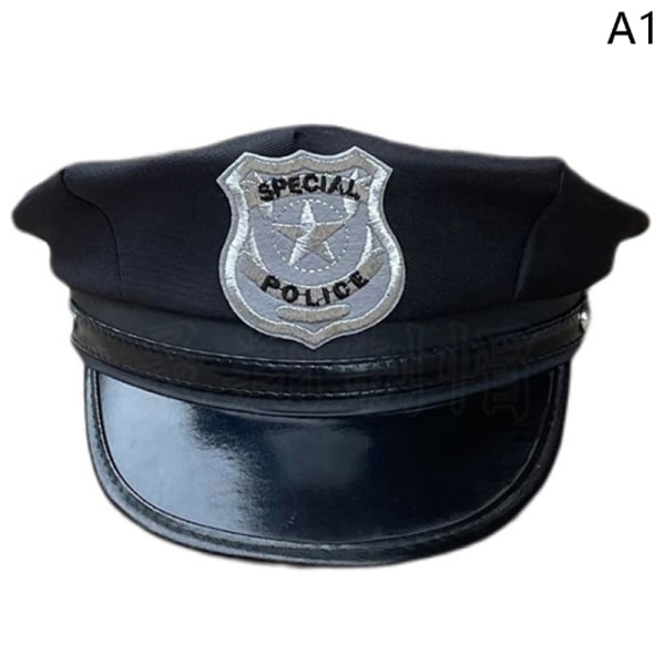 1st Creative Octagon cap Klassisk polishatt för vuxna för vuxna svart