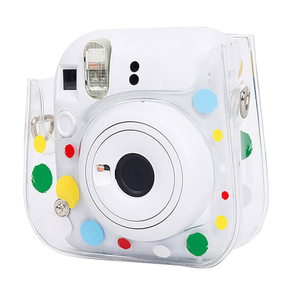 För Instax Mini 12/11 Polaroid Instant Camera Case PVC Trave Pr Transparent 1 Transparent 1