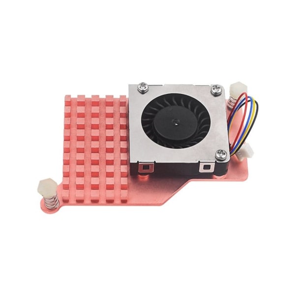Køleventilator til RPI5 Board Radiator Aktiv køleventilator Hel kobber Køleplade Køleplade