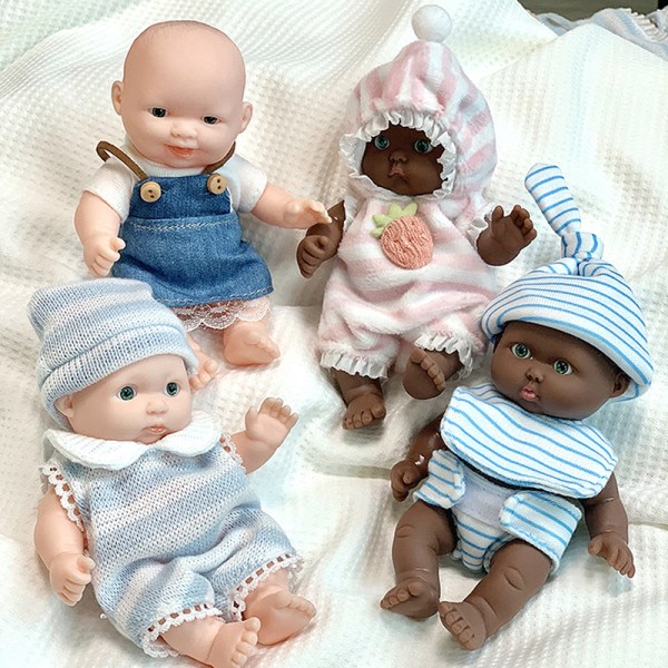 1 Set Reborn Dockor Pyjamas Klänning Simulering Baby Reborn Klä Upp Stil 7 A5 Style 7 A5