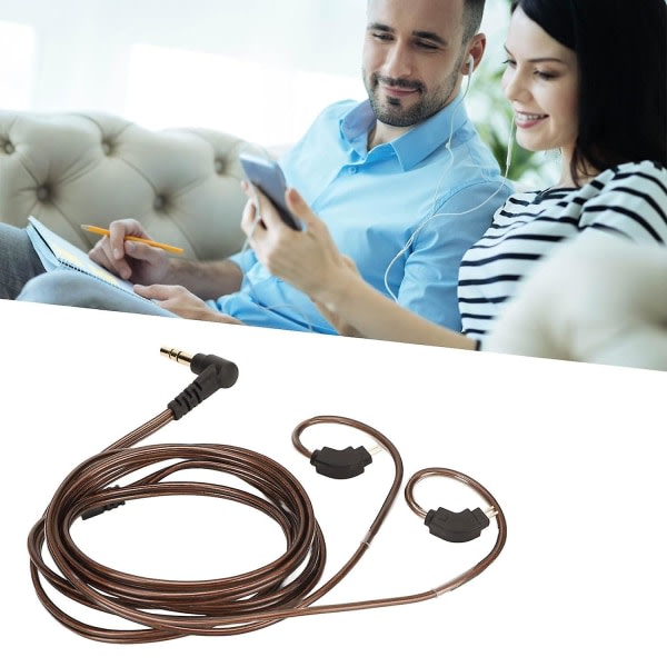 Päivitä 2-nastainen irrotettava kuulokejohto, kuulokejohdon vaihto, 0,78 mm liitin kuulokejohto, O