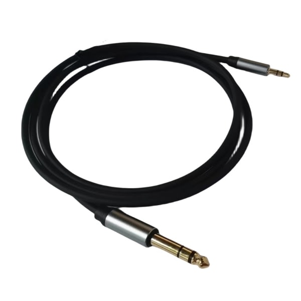 3,5 mm till 6,5 mm adapter extra kabel AUX hane 6,5 mm jack till stereo 3,5 mm ljudkabel för mixning av förstärkare CD-spelare