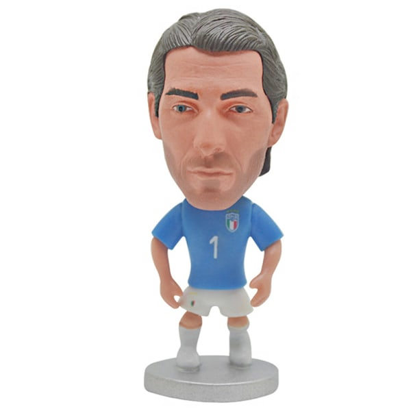 Fodboldstjernefigur Mini Fodboldspiller Bil Ornament Samling 7 7 7 7