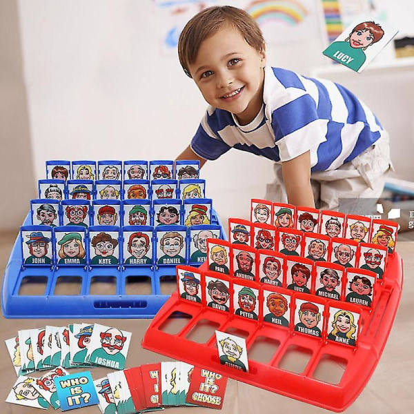 Vem är det? Brädspel - Roligt Gissa Vem Kortspel Leksaker Desktop Pedagogiskt Spel