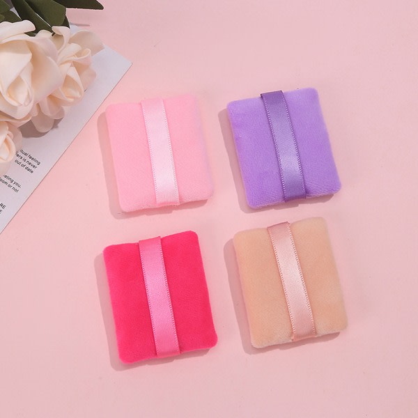 3 stk. kosmetisk minipuff til makeup, bomuldssvamppulver, onesize sector onesize
