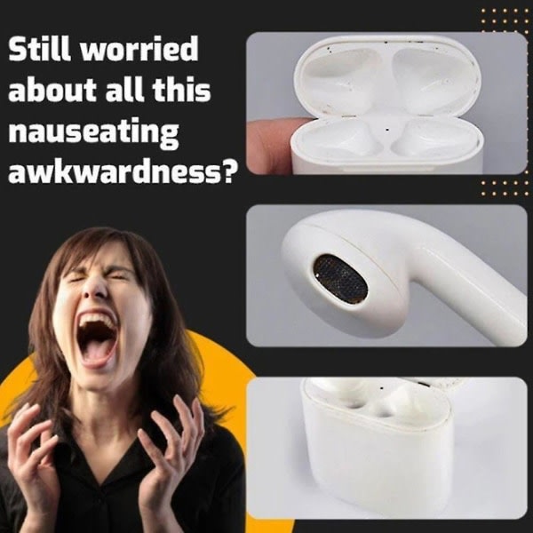 Trådløs Bluetooth-kompatibel rengøringsspænde for høreapparater Rengøringsborste for hørelurar for høreapparater Tangentbordsrengøringsværktøj (svart)