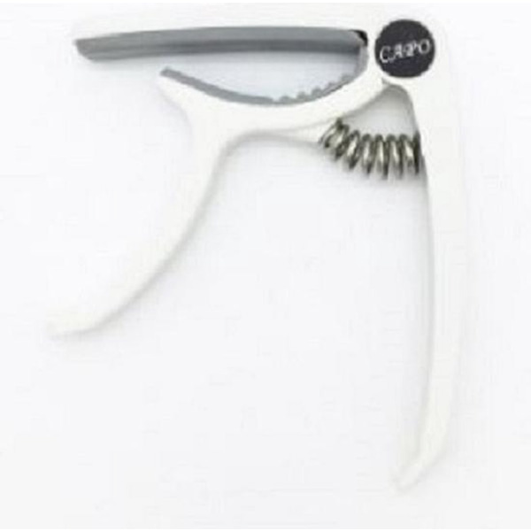 Gitarr Capodaster - Capo - Gitarr - Elektrisk - Akustisk - Plast - Vit