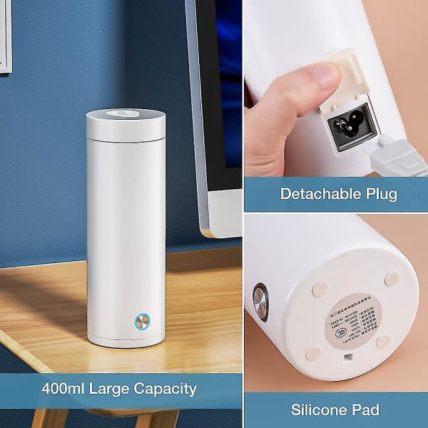 Vattenkokare, resekokare, bärbar elektrisk vattenkokare Termosmugg