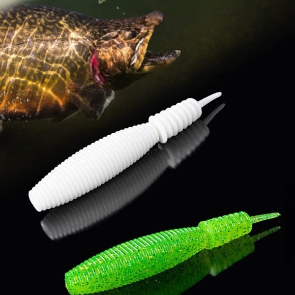 Myk plast Myke agn Myke fiskedrag for bass. Padle hale