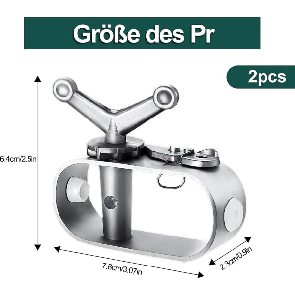 Linspännare i aluminiumlegering (2-pack) för poolskydd