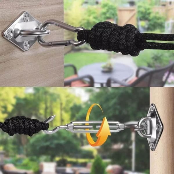 Blindtilbehør 5mm rustfritt stål 304 festing ekstern spennmutter