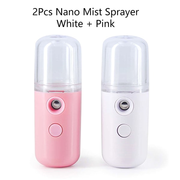 2st Nano Facial Mister 30 ml Mini Ansiktsluftfuktare Portable Fac