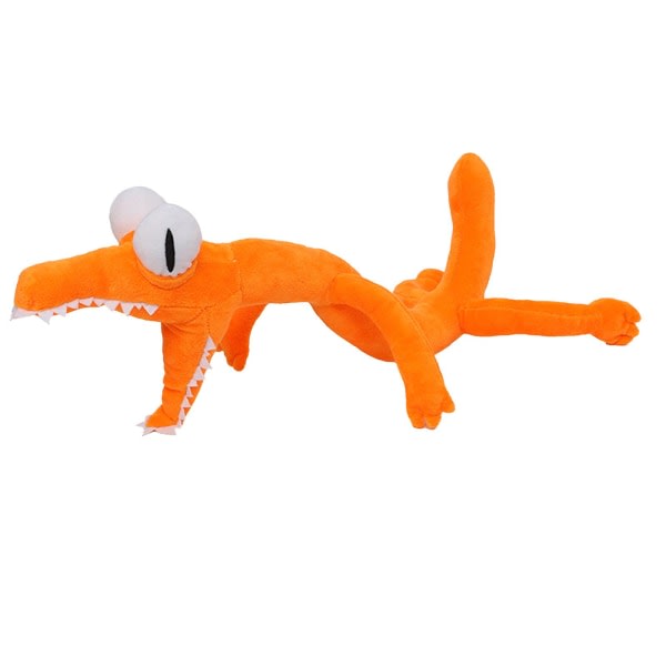 Rainbow Friends Roblox Plysjlegetøj Plushie Dukker 30cm Orange