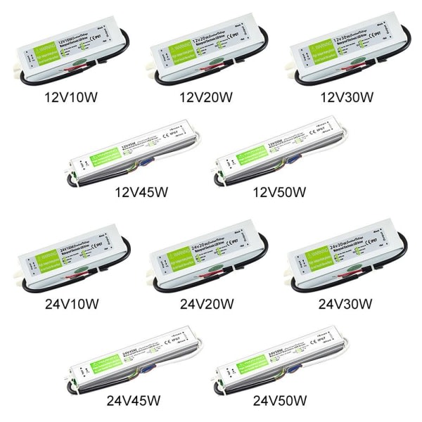 LED-transformator LED-drivrutinstransformator 24V45W