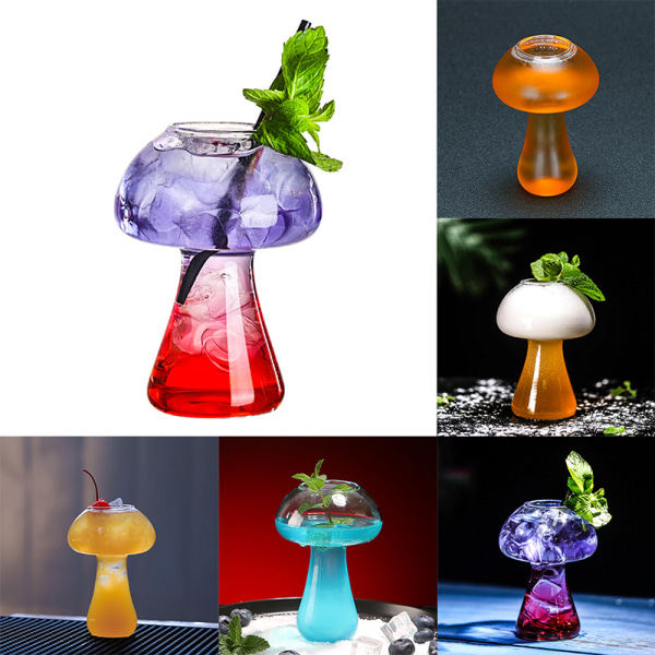 Svampkopp Kaffe Mojito Ølglas Høje fødder Glaskop Bar Par