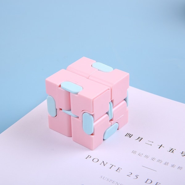 Ääretön kuutio Decompression Artefact Pocket Cube Macaron Pocket Flip Cube Dekompression Mini Poc Pink Infinite Cube