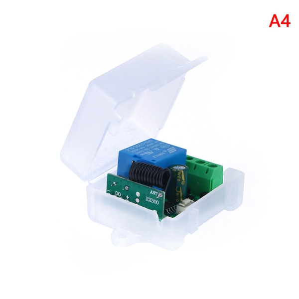 1/2PCS 433 Mhz Port Fjärrkontroll Switch DC 12V 10A Relä Rece A4